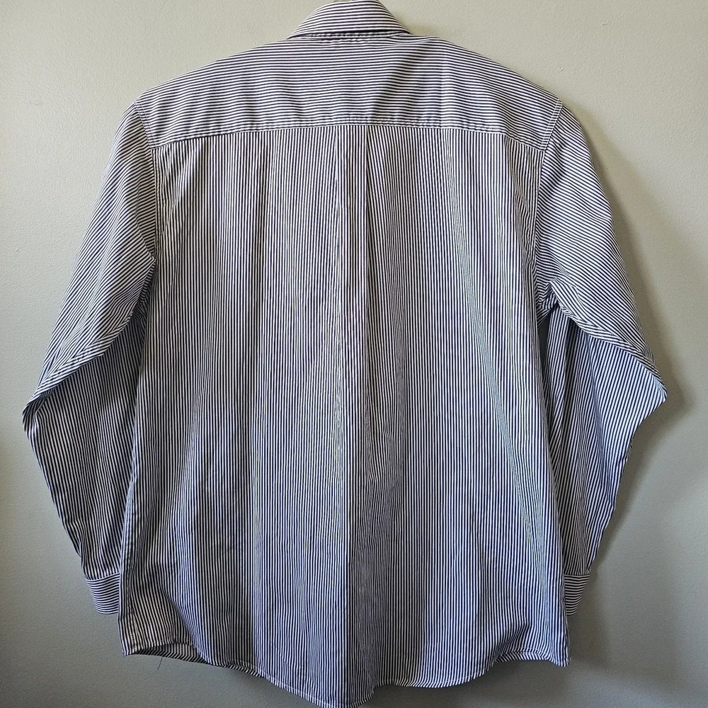 Cinch Western Shirt‎ Men's XL Long Sleeve Button Down Striped Red White Burgundy - Picture 9 of 9